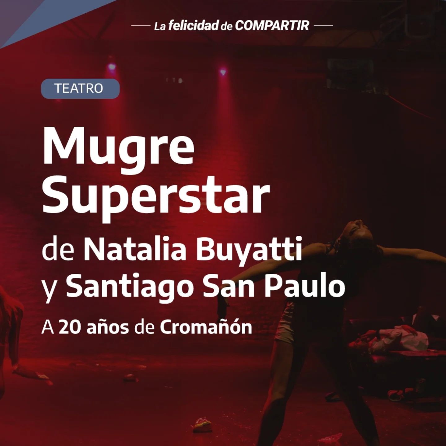 Flyer de obra teatral 16 - Santiago San Paulo